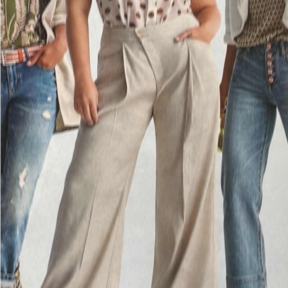 Cabi Traipse Trouser Biscotti Size 6L Style #6626L - Picture 5 of 10